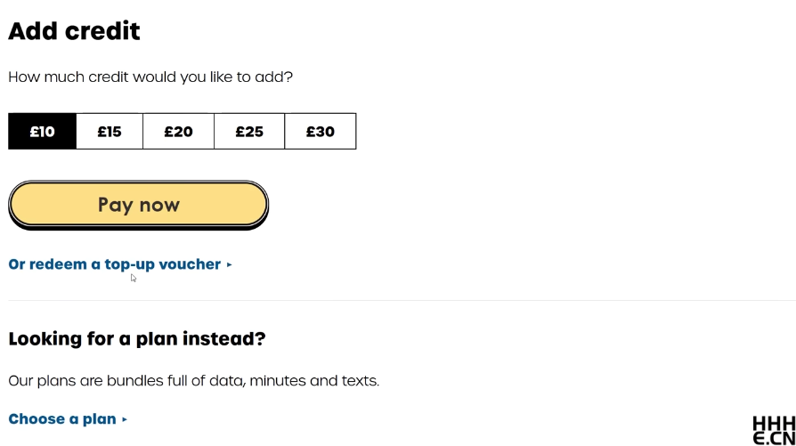 Giffgaff 充值 Giffgaff 充值