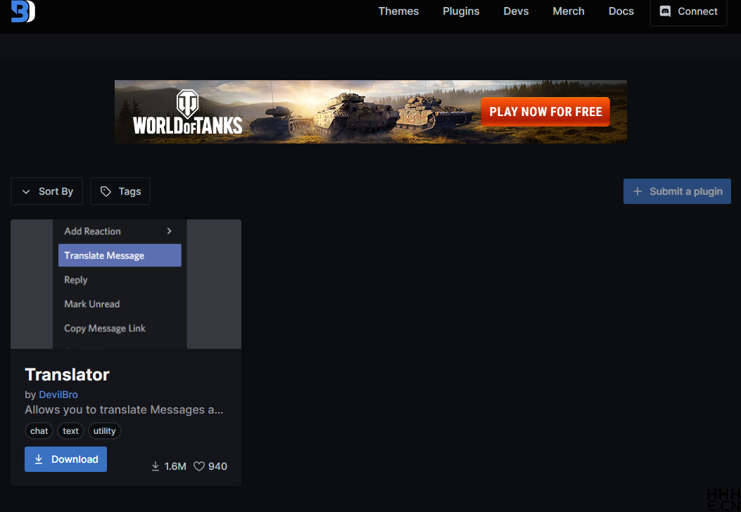 Translate 翻译插件